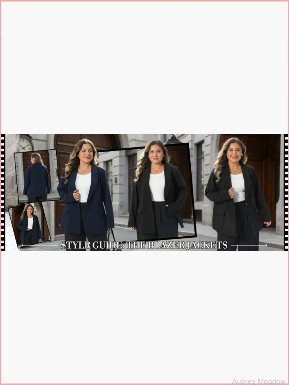 Plus Size Blazers for Women Lapel Button Work Business Casual Suit Jacket